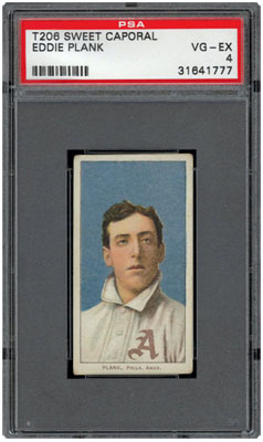 T206 Eddie Plank VG-EX 4