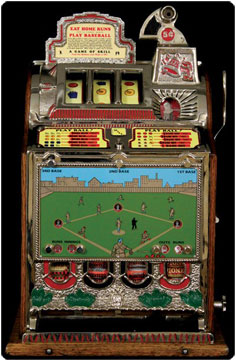 1929 Mills 4 Row MINT Vendor 5 cent Slot Machine